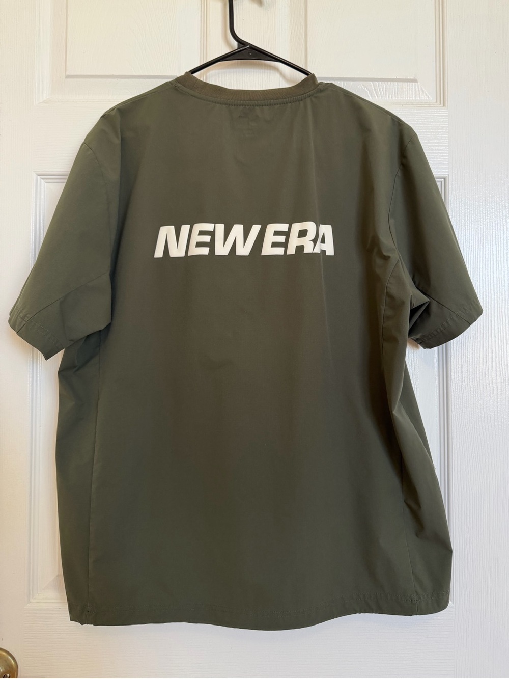 New Era Men’s Olive Green Short Sleeve Utility Piste Shirt Size L